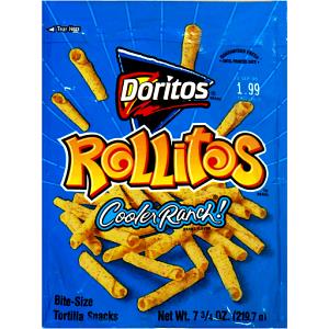 17 Pieces Tortilla Snack, Rollitos, Cooler Ranch