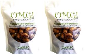 17 pretzels (1 oz) Cheesy Garlic Pretzel Nuggets
