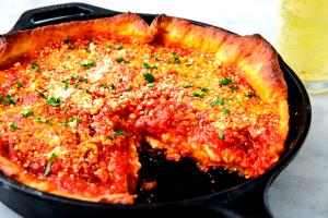 175 Grams Deep Dish Pizza