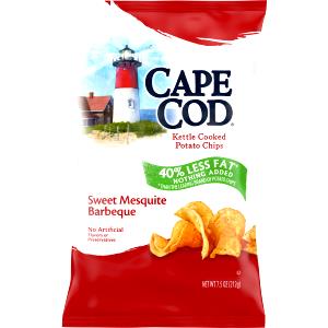 18 chips (1 oz) 40% Less Fat Sweet Mesquite Barbeque Potato Chips