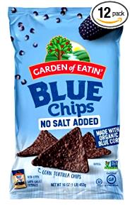 18 chips (1 oz) Baked Blue Corn Salted Tortilla Chips