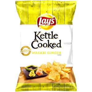 18 chips (1 oz) Kettle Cooked Wasabi Ginger