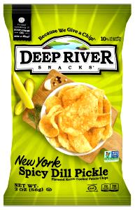 18 chips (1 oz) New York Spicy Dill Pickle Chips