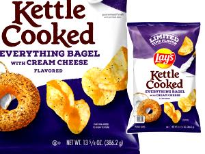 18 chips (28 g) Kettle Cooked Everything Bagel with Cream Cheese