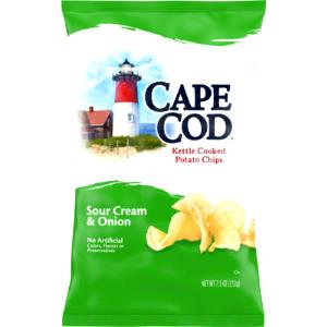 18 chips (28 g) Sour Cream and Green Onion Kettle Cooked Potato Chips