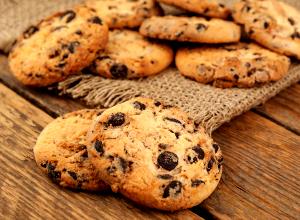 18 cookies (23 g) Organic Cookie Buttons - Chocolate Chip