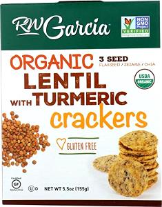 18 crackers (1 oz) Lentil Crackers