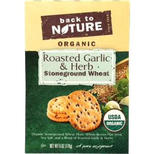 18 Grams Crackers, Garlic Herb