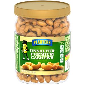 18 pieces (28 g) Unsalted Premium Cashews