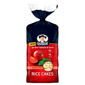 18 pieces (30 g) Quakes Rice Snacks - Tomato Basil