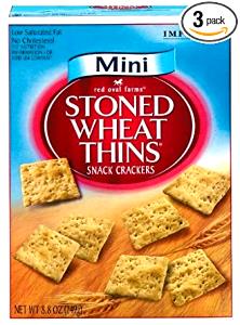 19 crackers (30 g) Mini Stoned Wheat Thins Snack Crackers