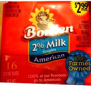 19 Grams Singles, American, 2% Milk