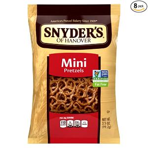 19 pretzels (30 g) Fat Free Mini Pretzels