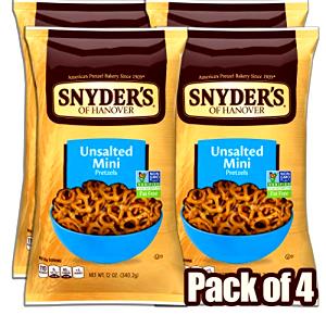 19 pretzels (30 g) Mini Twist No Salt Added Pretzels