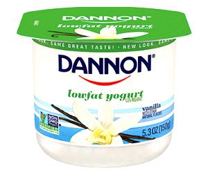 1cup (8 oz) Organic Lowfat Vanilla Yogurt (Cup)