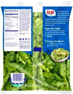 2 1/2 cups (100 g) Light Caesar Salad Kit