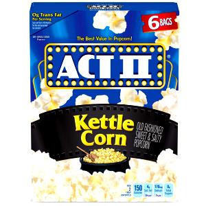 2 1/2 cups (28 g) Kettle Corn