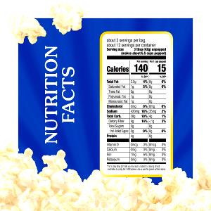 2 1/2 cups Lite Popcorn