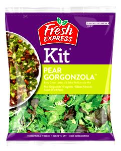 2 1/2 cups prepared (100 g) Pear Gorgonzola Salad Kit