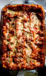 2 1/2 dry pieces (56 g) Lasagna