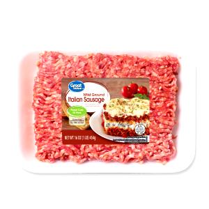 2 1/2 oz (71 g) Sweet Italian Ground Pork Sausage