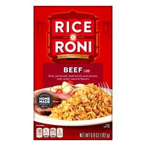 2 1/2 Oz Rice Mix, Beef Flavored