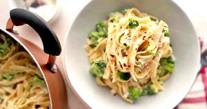 2 1/4 Cups Pasta, Broccoli & Alfredo Sauce