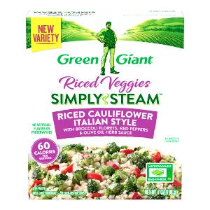 2/3 cup (112 g) Simply Steam Riced Cauliflower Italian Style