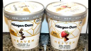 2/3 cup (116 g) Heaven Strawberry Waffle Cone Light Ice Cream