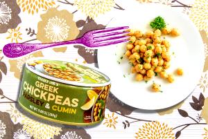2/3 cup (130 g) Greek Chickpeas with Parsley & Cumin