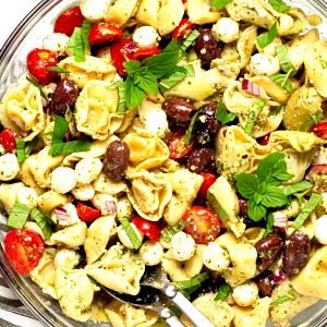 2/3 cup (133 g) Lemon Basil Pesto Tortellini Salad