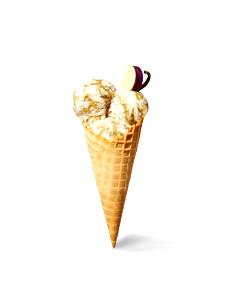 2/3 cup (135 g) Vanilla + Sticky, Sweet Salted Caramel Scoops