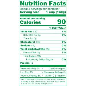 2/3 cup (140 g) Mango Chunks