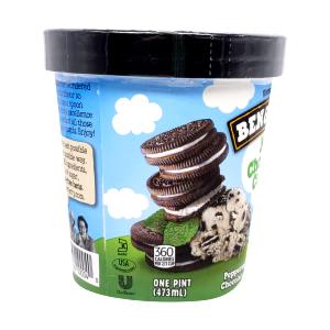 2/3 cup (142 g) Mint Chocolate Cookie Ice Cream