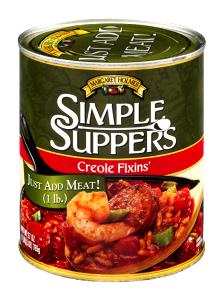 2/3 cup (158 g) Simple Suppers Creole Fixins