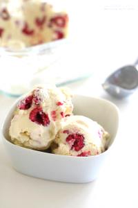 2/3 cup (160 ml) White Chocolate Raspberry Ice Cream