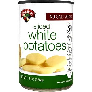 2/3 cup (165 g) White Potatoes Sliced