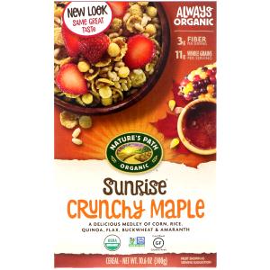 2/3 cup (30 g) Organic Crunchy Maple Sunrise