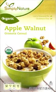 2/3 cup (55 g) Apple Walnut Granola Cereal