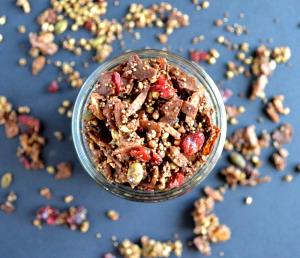 2/3 cup (57 g) Chocolate Cranberry Granola Cereal