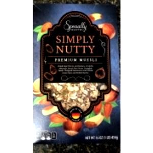 2/3 cup (60 g) Simply Nutty Premium Muesli