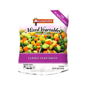 2/3 cup (85 g) Mixed Vegetables Steam Bag