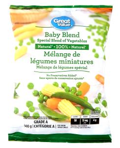 2/3 cup (85 g) Vegetable Blends Baby Blend