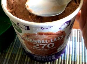 2/3 cup (88 g) Scandal-Less Chocolate Caramel Light Ice Cream