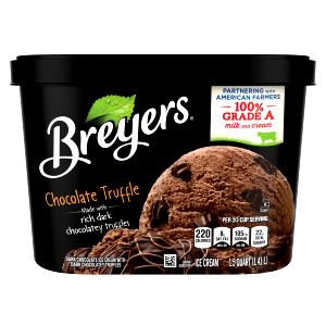 2/3 cup (89 g) Chocolate Truffle Ice Cream