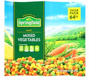 2/3 cup (90 g) Frozen Mixed Vegetables