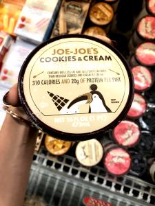 2/3 cup (90 g) Joe-Joe’s Cookies and Cream Light Ice Cream