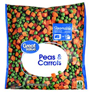 2/3 cup (90 g) Peas and Carrots