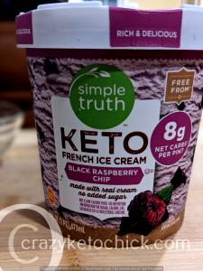 2/3 cup (91 g) Keto French Black Raspberry Chip Ice Cream