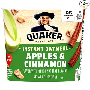 2/3 cup dry (61 g) Instant Oats Cinnamon